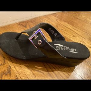 black flip flops!!